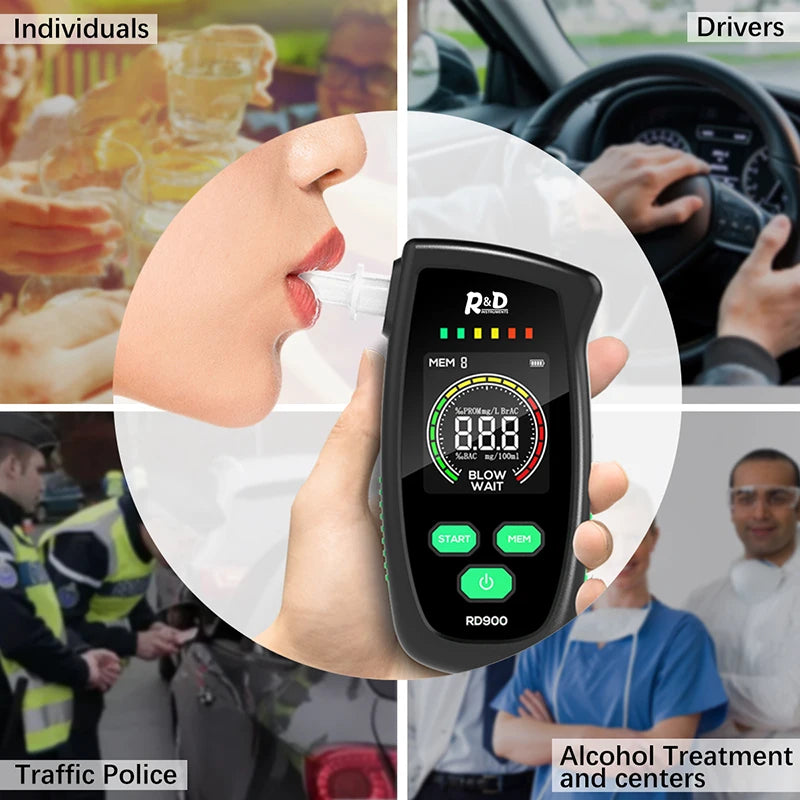Medwell RD900 Rechargeable Digital Breath Tester