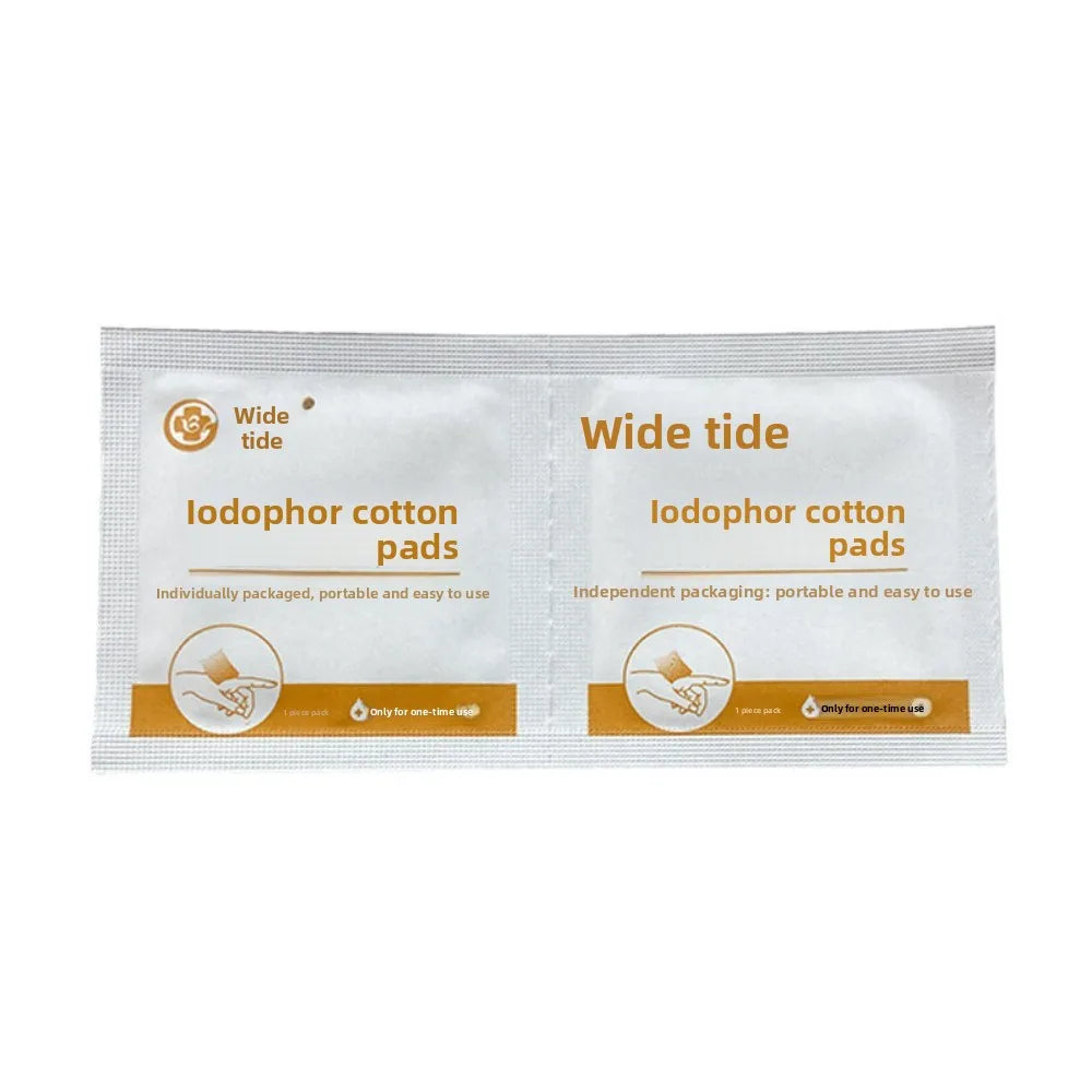 Disposable Povidone-Iodine Cotton Pads