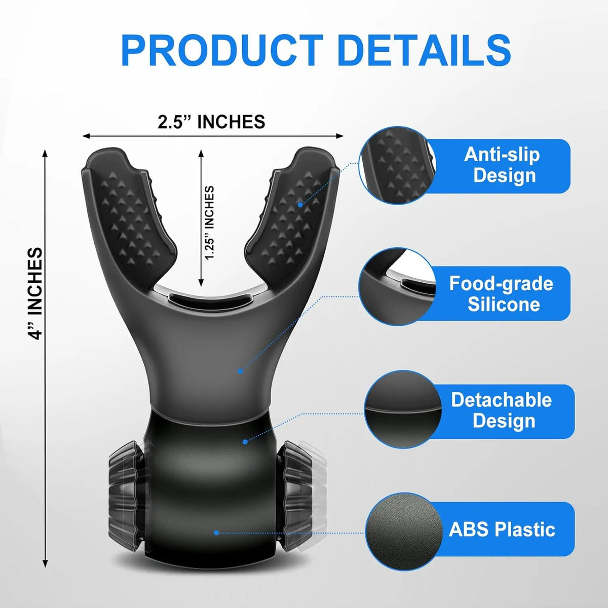 Silicone Breathing Trainer for Expiratory Exercise