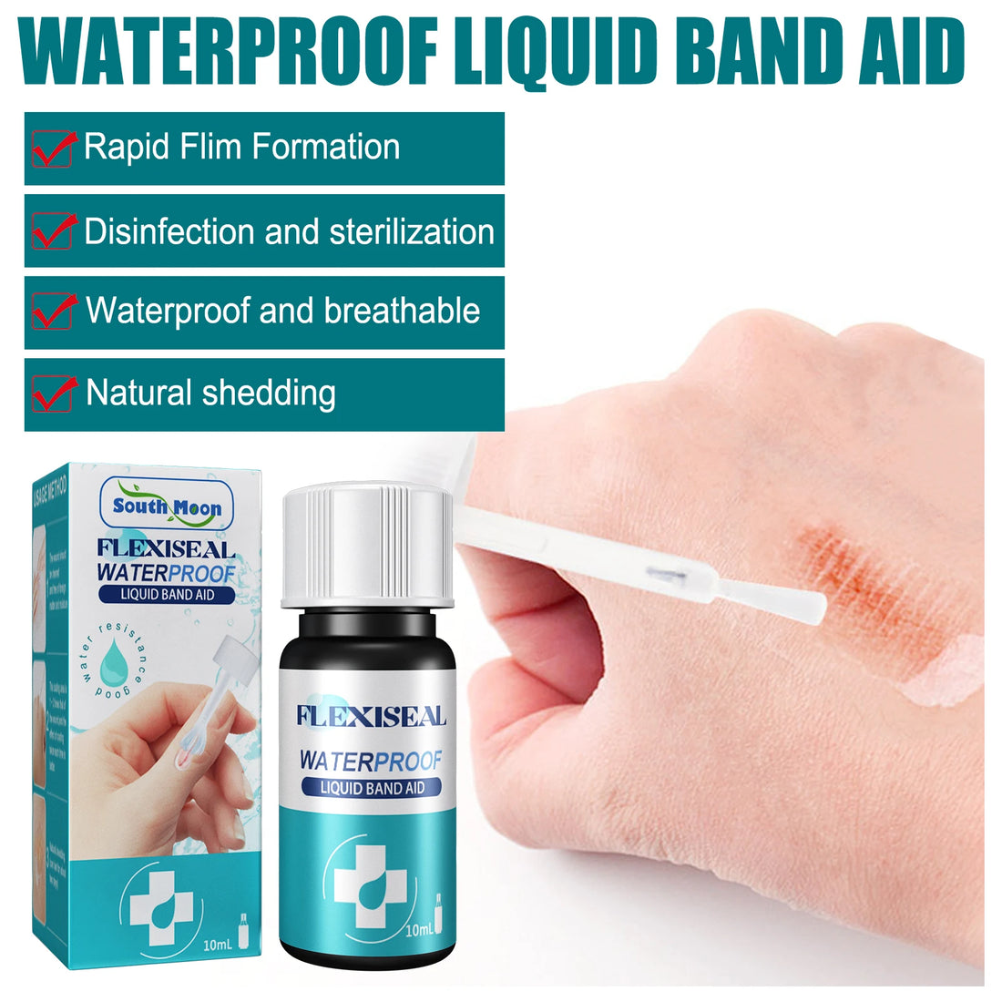 Transparent Liquid Bandage, 10 ml