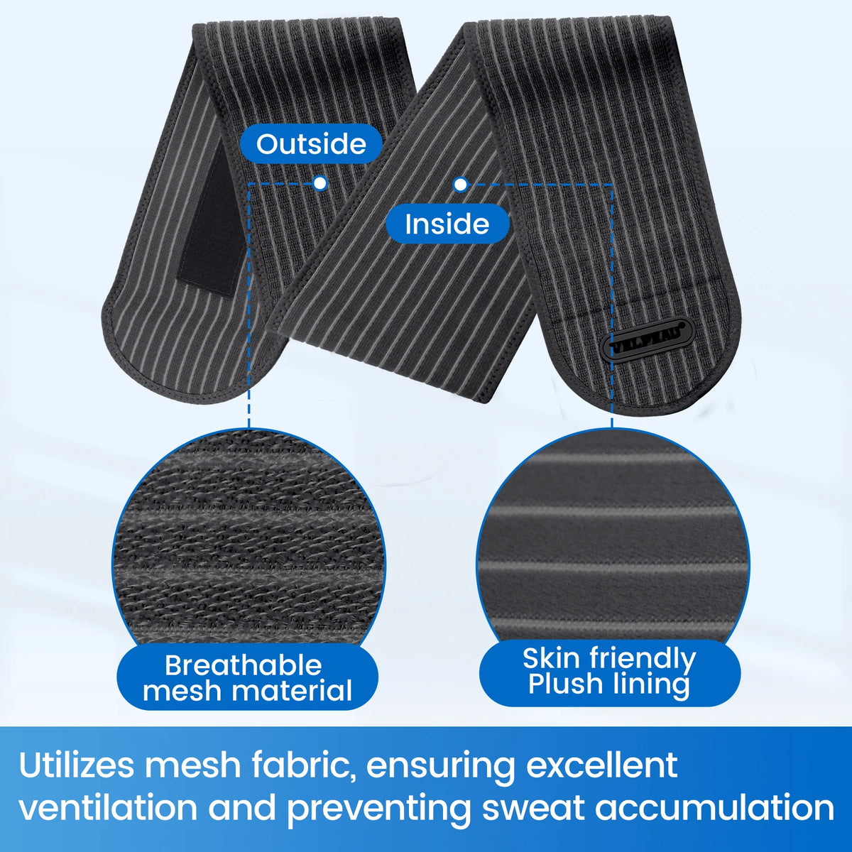 Adjustable Abdominal Hernia Belt with Compression Pad