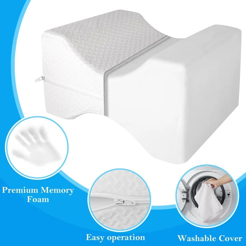 Memory Foam Knee Pillow for Side Sleepers