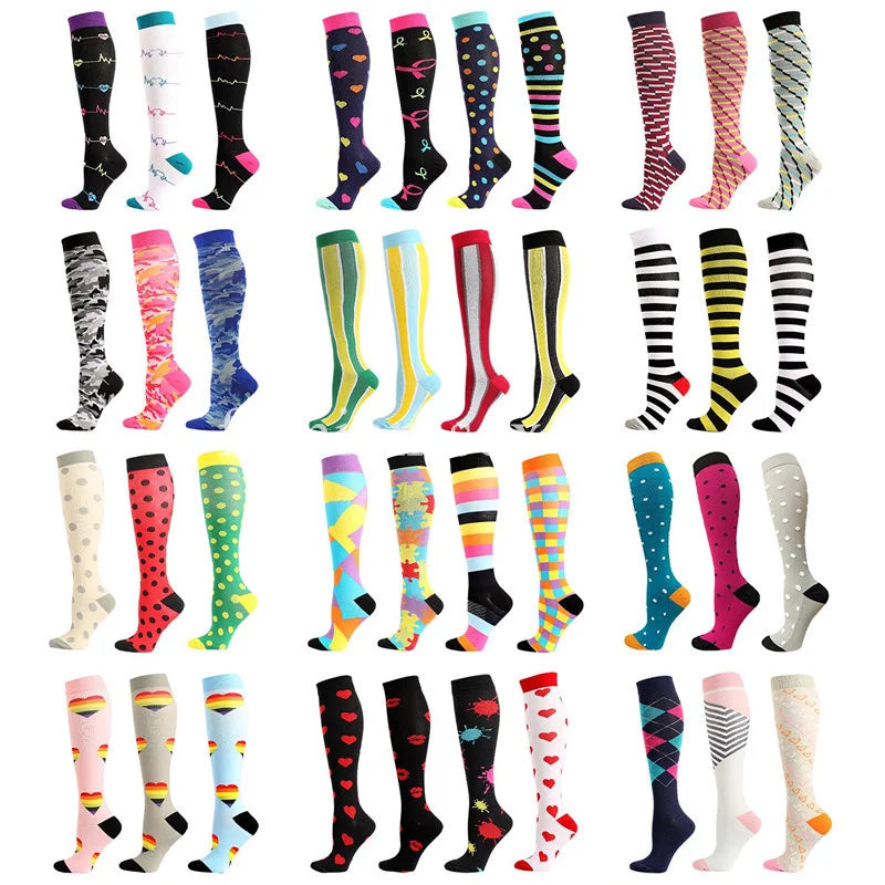 Knee-High Compression Socks 20–30 mmHg