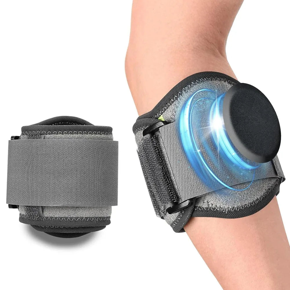 Knitted Elbow Strap with Gel Pad