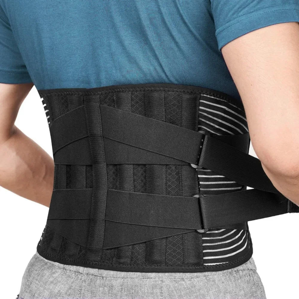 Lumbar Back Belt with Waist and Lower-Back Support