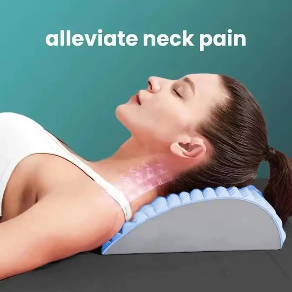 TPE Lumbar Back Stretcher with EVA Neck and Spine Support