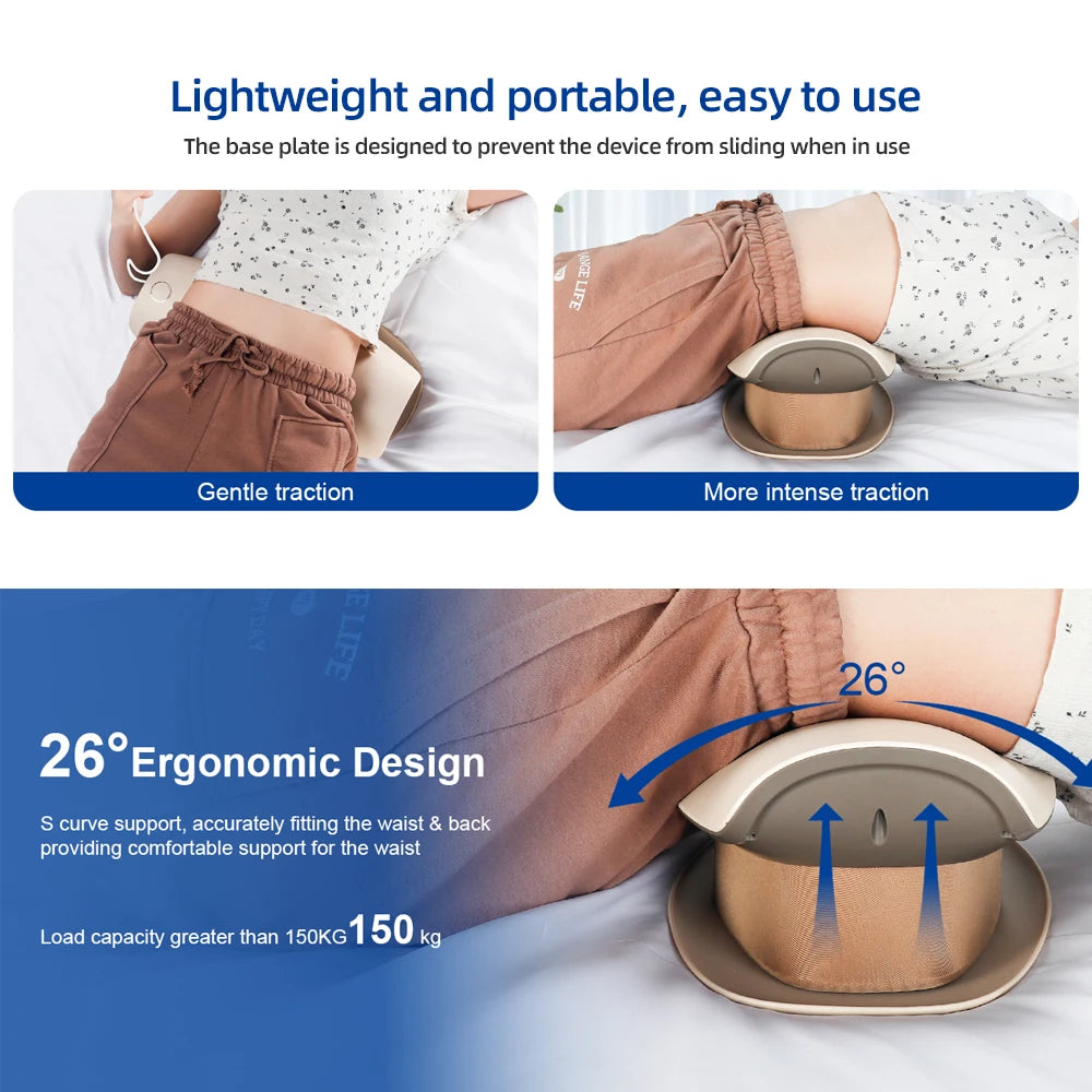 Electric Lumbar Massager with Adjustable Vibration