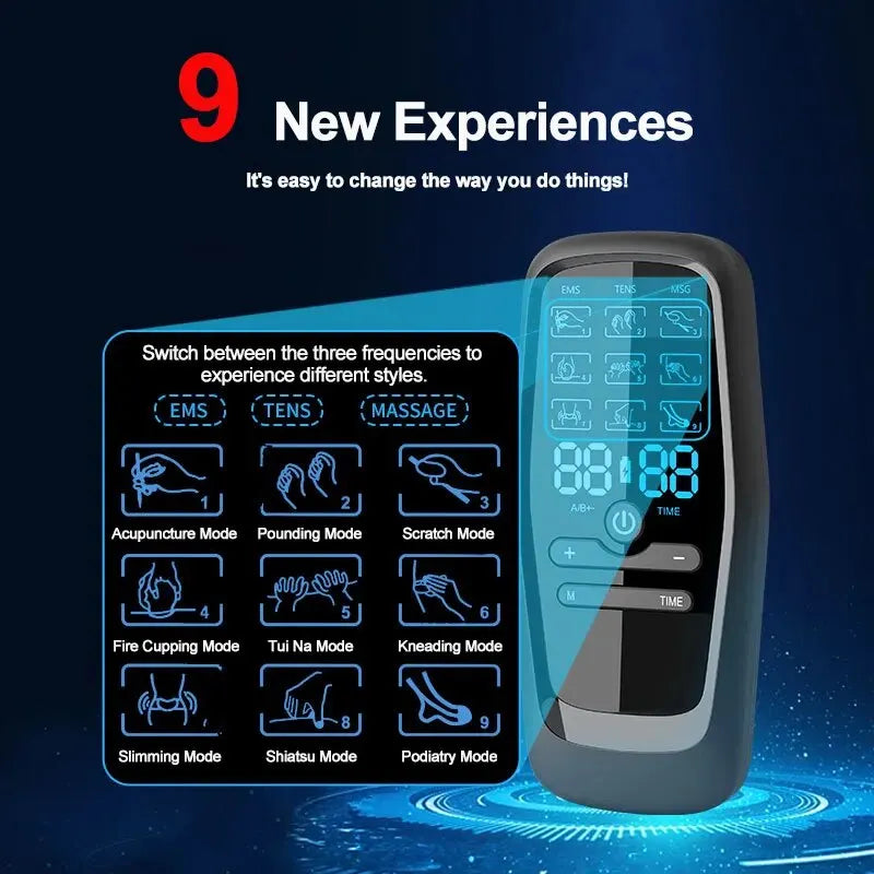 Rechargeable Dual-Output TENS Massager