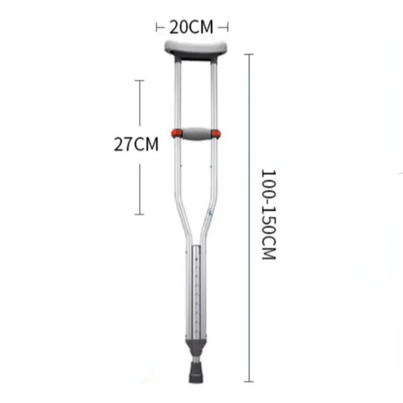 Adjustable Folding Aluminum Underarm Crutches