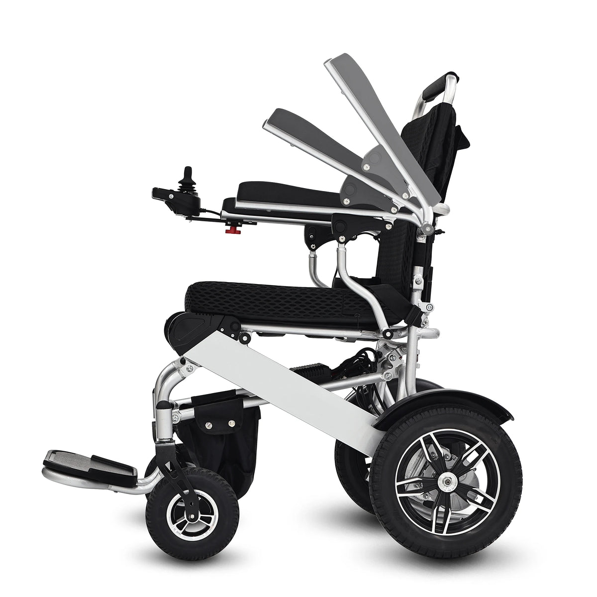 Foldable Non-Electric Wheelchair, 100 kg Capacity