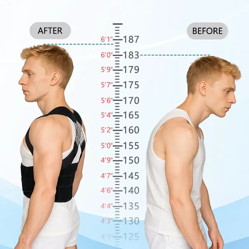 Adjustable Posture Corrector with Shoulder Support