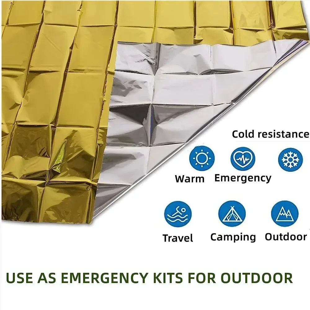 Emergency Thermal Blanket for Camping & Travel
