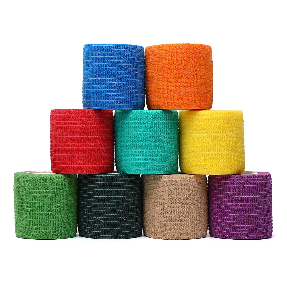 Self-Adhesive Elastic Bandage, 4.8m, 18 Colors