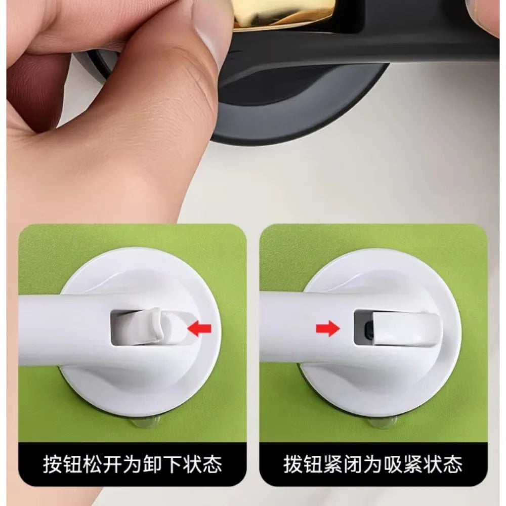 Suction Shower Grab Bar for Bathtub and Bathroom