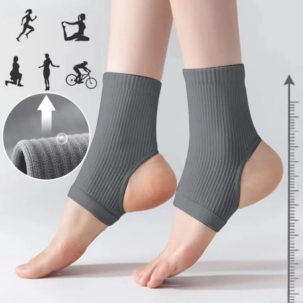Open-Toe Cotton Ankle Sleeve for Sports