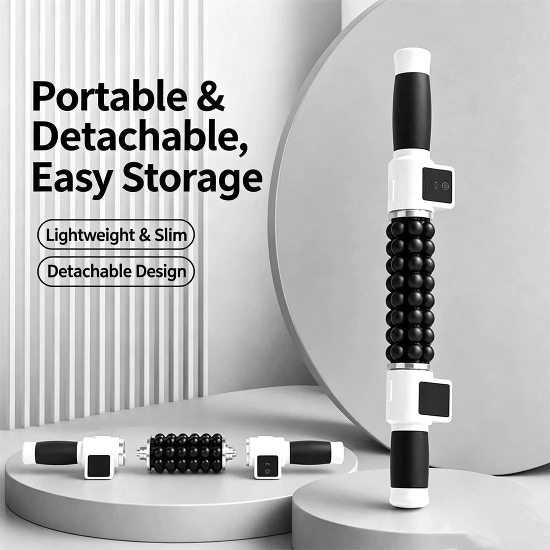 Rechargeable Electric Roller Massage Stick