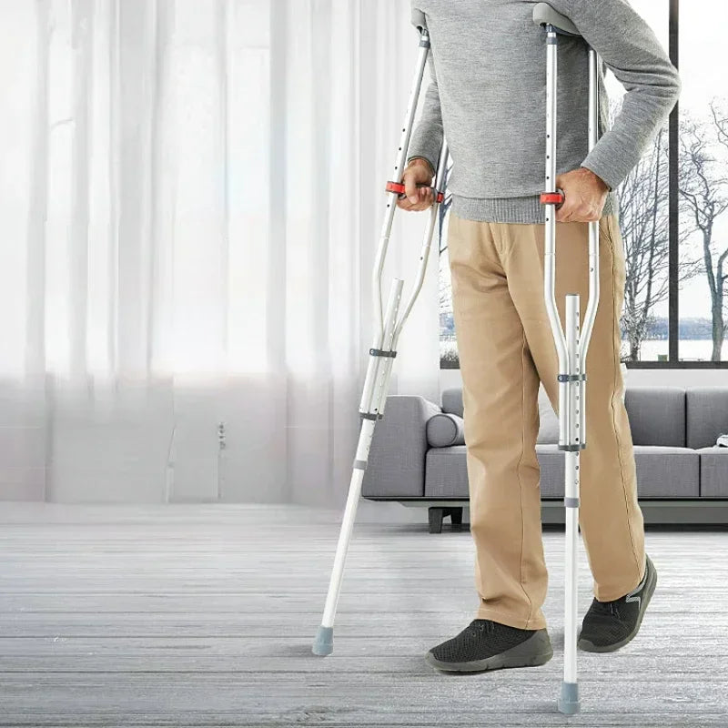 Adjustable Folding Aluminum Underarm Crutches