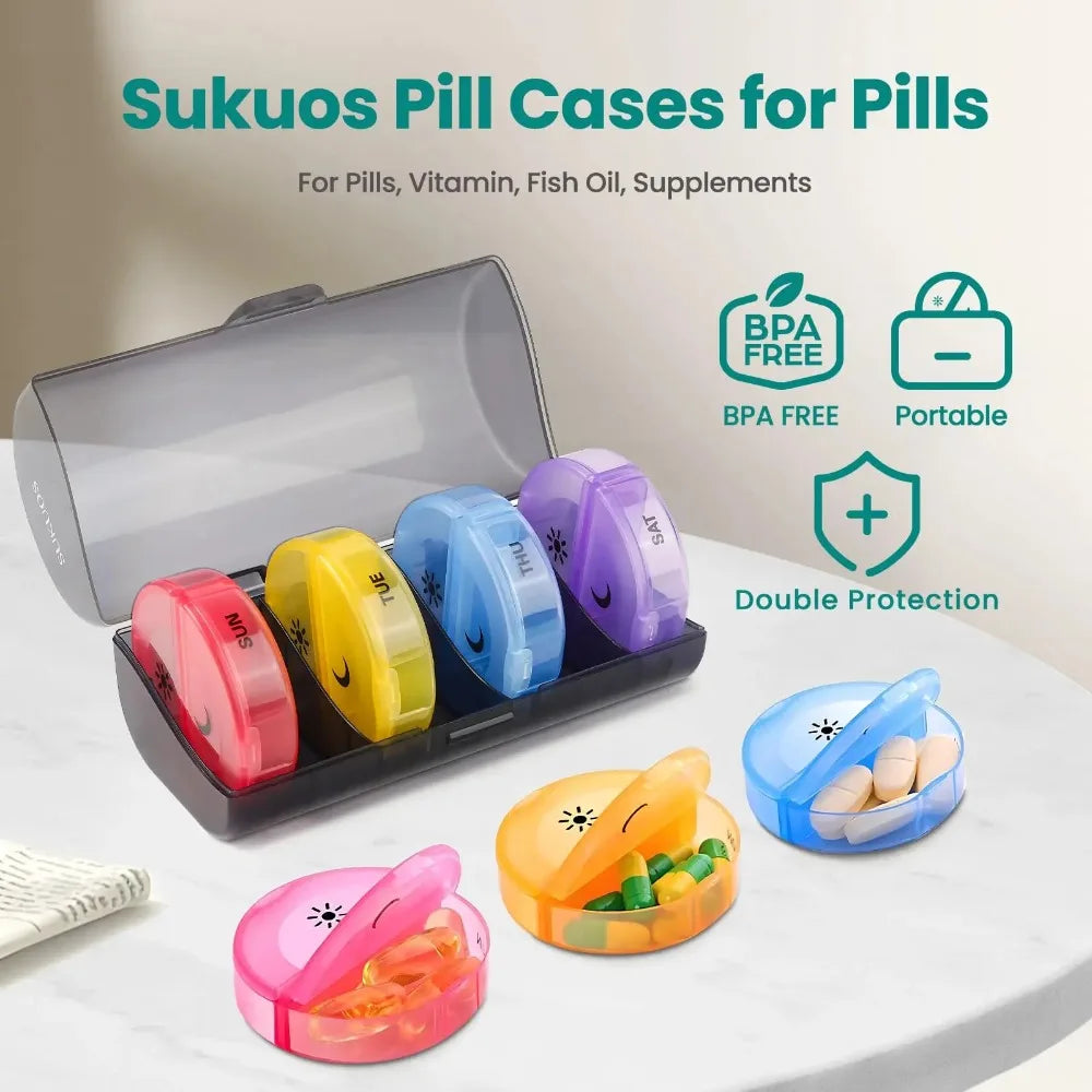 Portable Weekly Pill Organizer