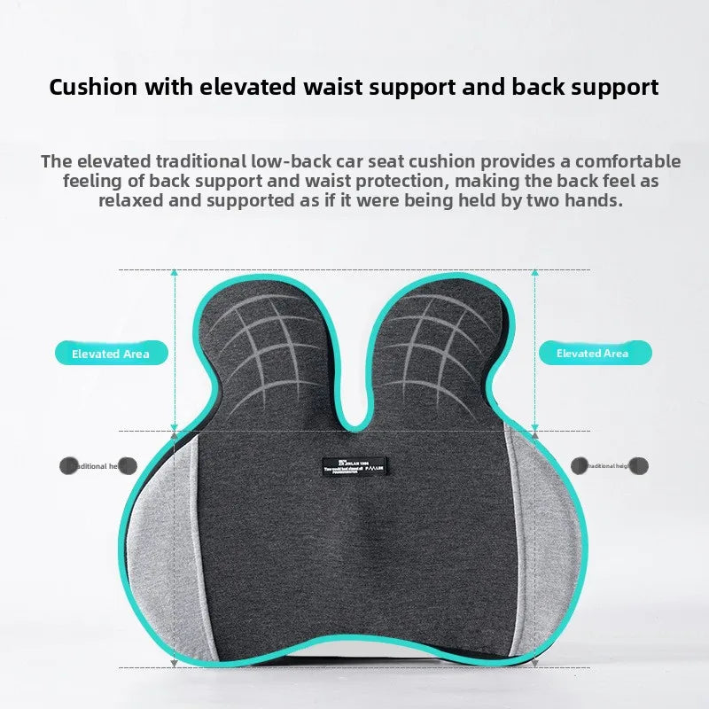 Memory Foam Back Support Cushion for Chairs and Cars
