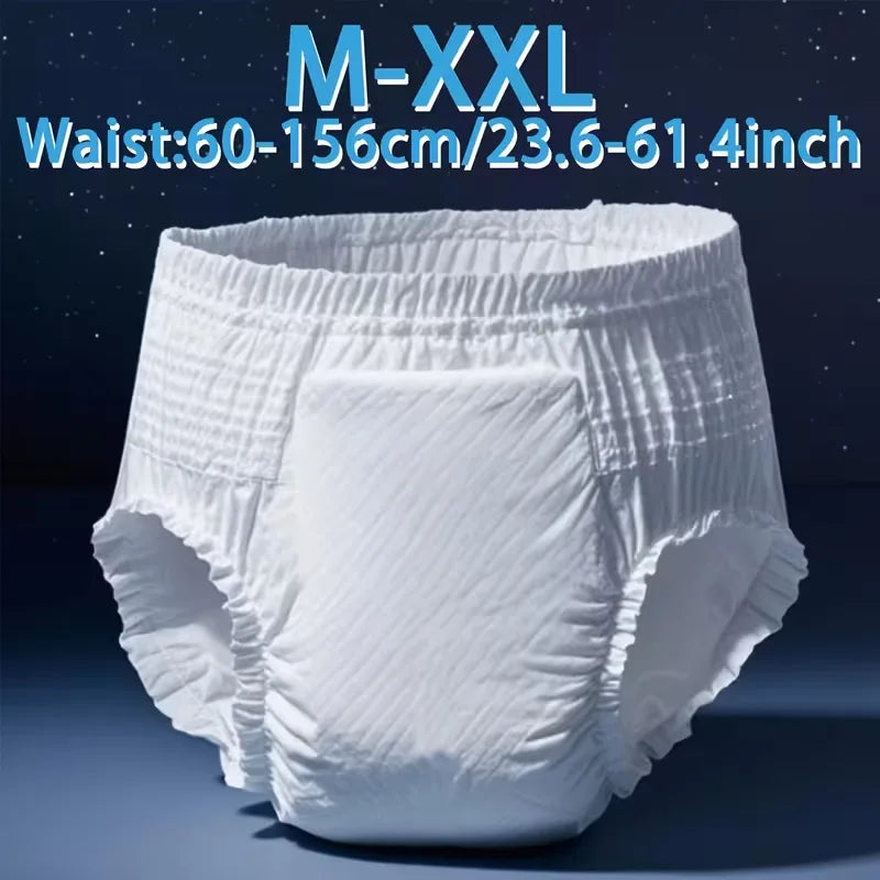 Disposable Adult Pull-On Briefs, M–XXL