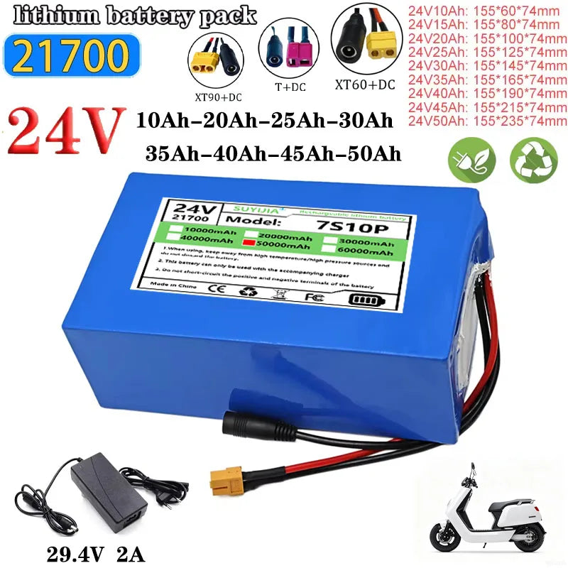 24V Lithium Battery for Wheelchairs, Scooters and Tools