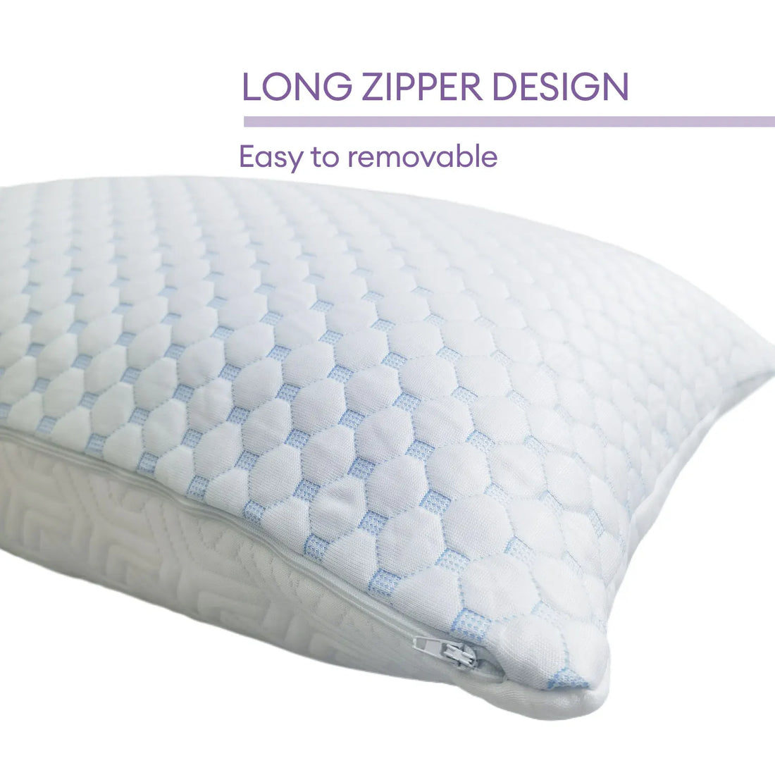 Adjustable-Firmness Memory Foam Pillow