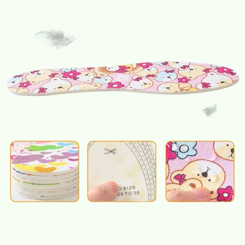 Kids’ Breathable, Washable Shoe Insoles