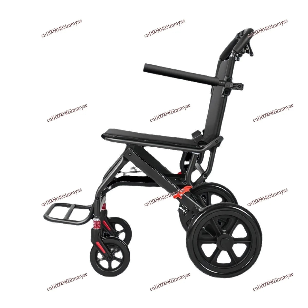 Foldable Manual Wheelchair with Armrests