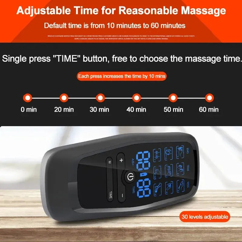 Rechargeable Dual-Output TENS Massager