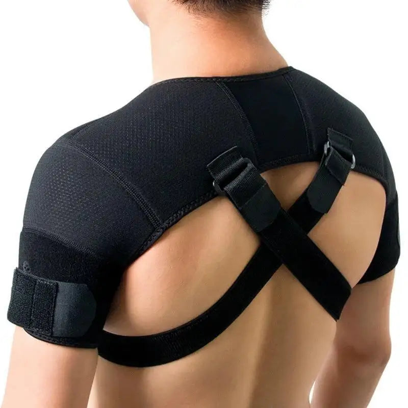 Adjustable Shoulder Support Brace with Cross Compression