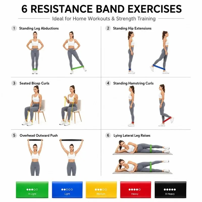 Resistance Bands Set for Home Fitness