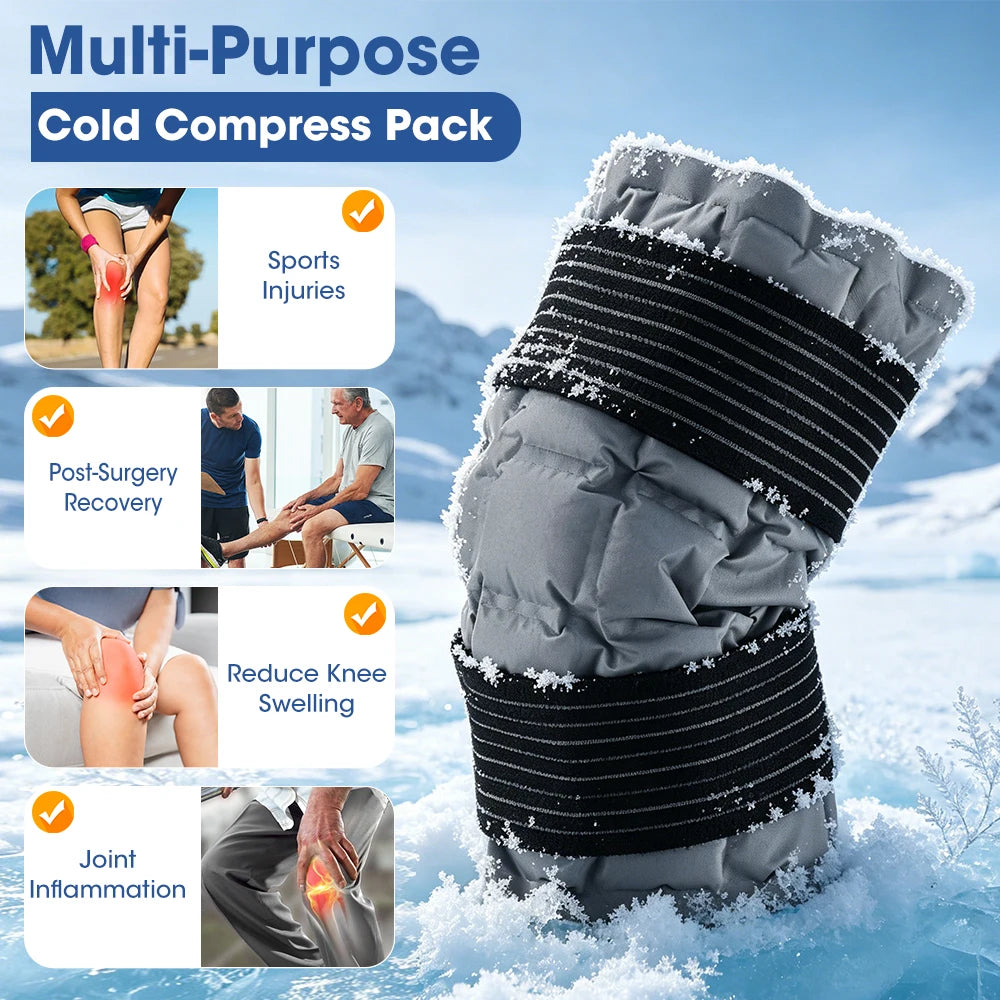 Reusable Knee Hot and Cold Gel Pack Wrap