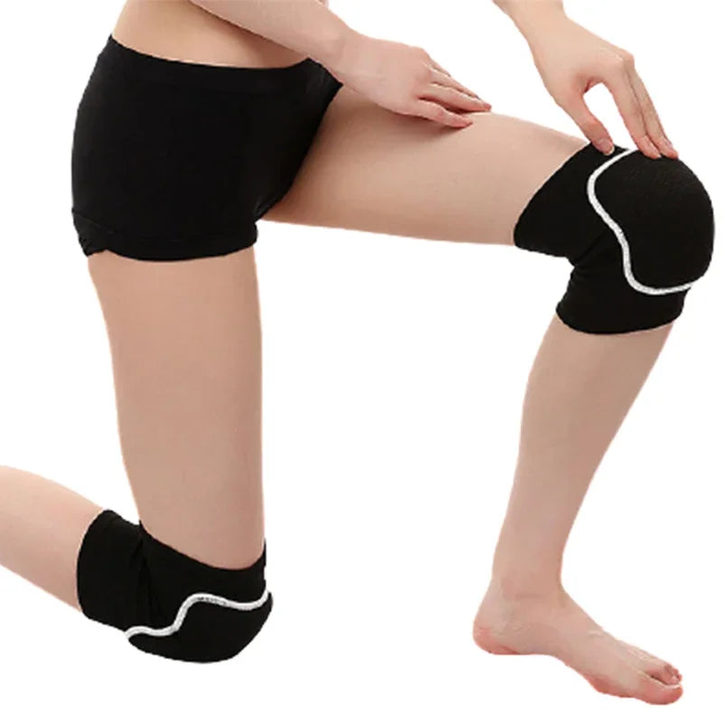 2-Piece Cotton Knit Knee Pads for Sports and Dance
