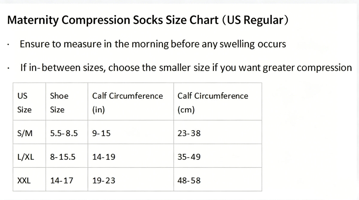 Knee-High Compression Socks, 2-Pack