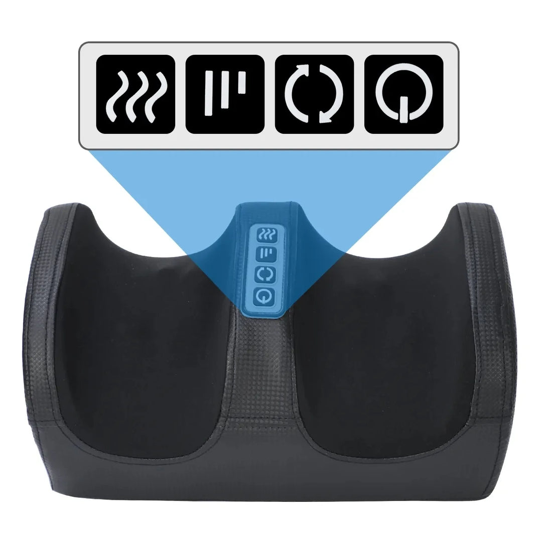 Electric Foot Massager with Heated Rollers