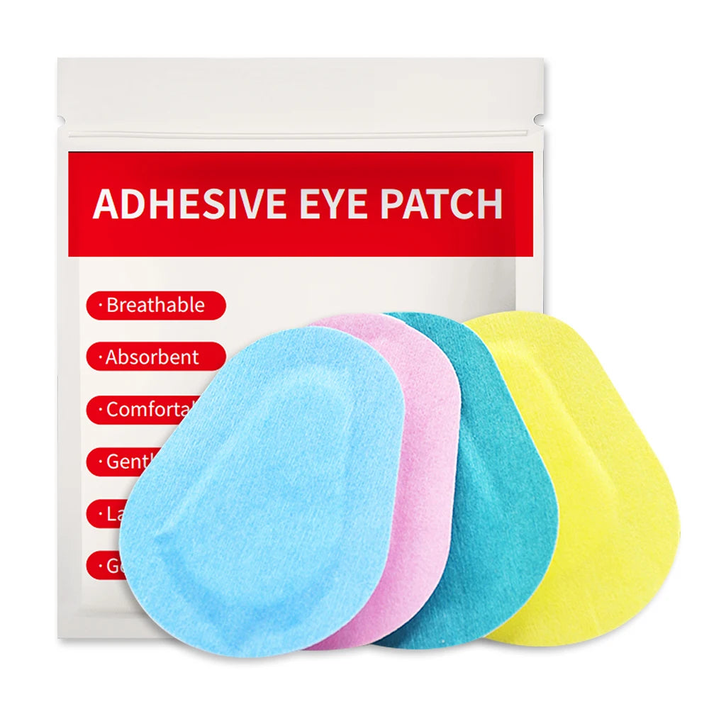 Colorful Adhesive Eye Patches, 40 Pack