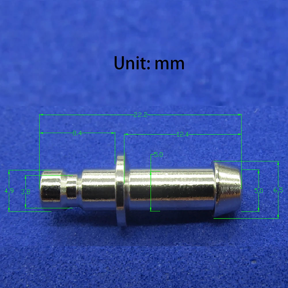 Metal NIBP Cuff Connector Adapter, 5 Pcs, for Welch Allyn and Abbott