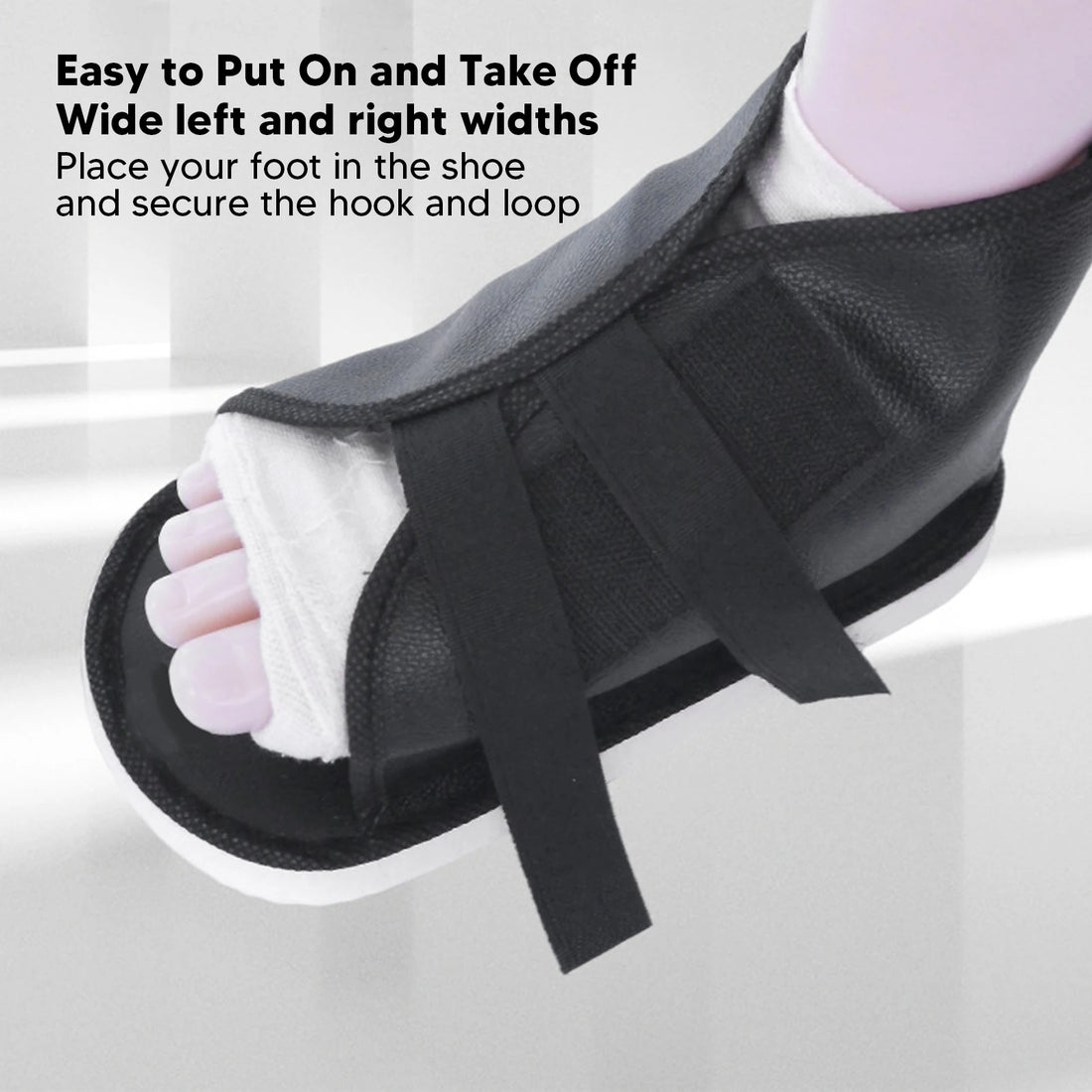 Adjustable Walking Cast Shoe for Broken Foot