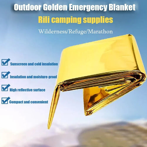 Emergency Thermal Blanket for Camping & Travel