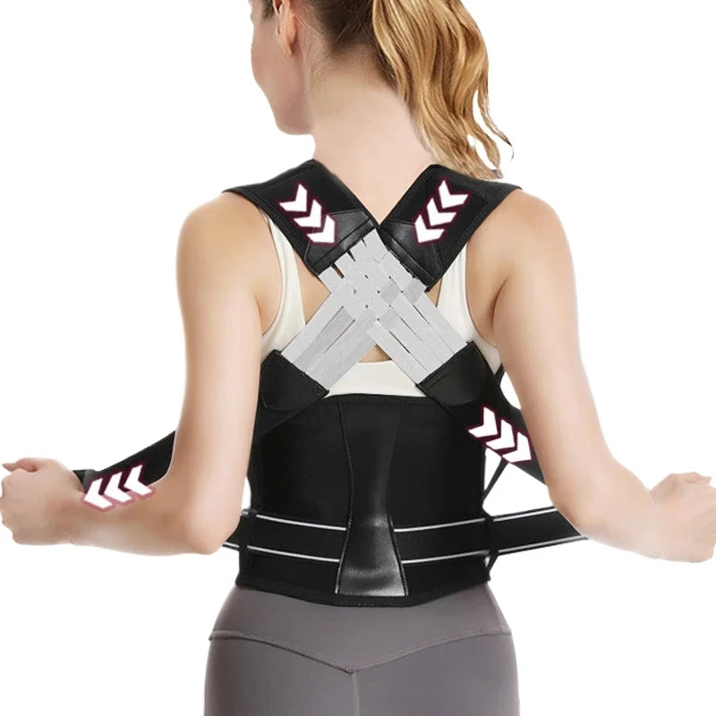 Adult Back Posture Support with Shoulder Straps