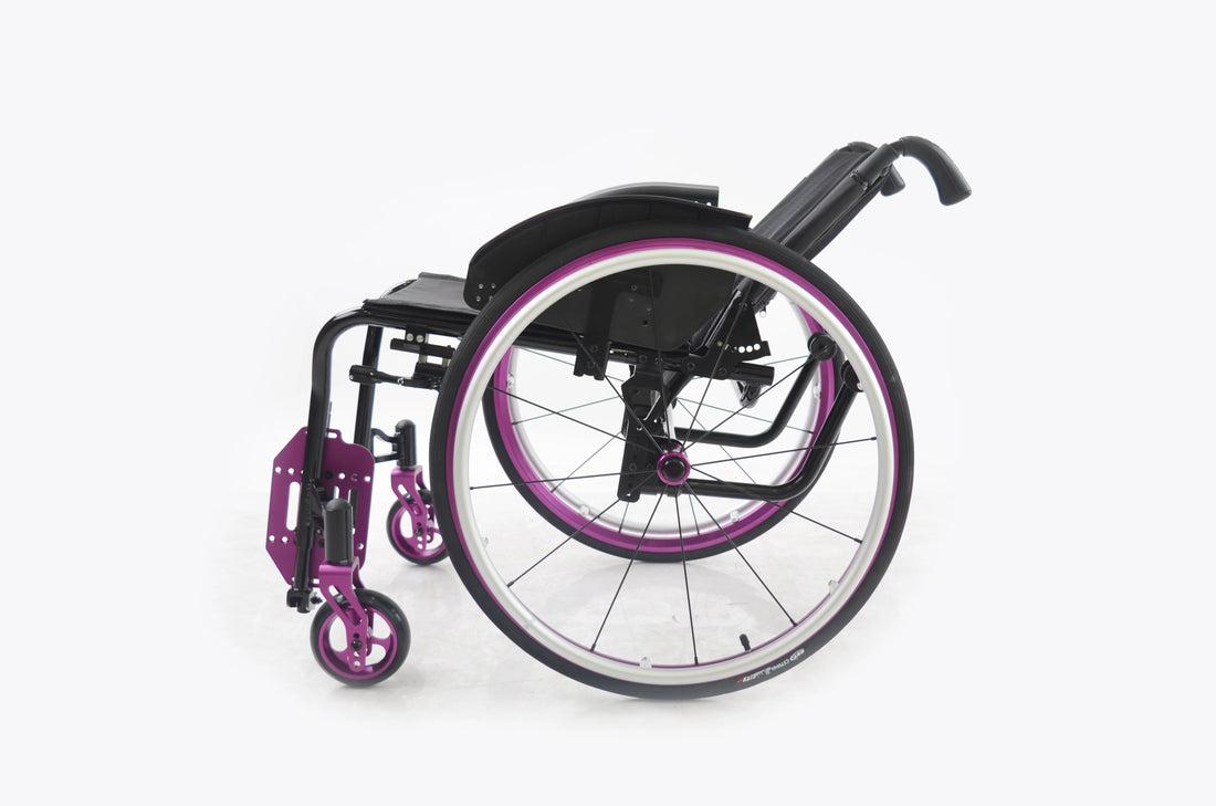 Lightweight Folding Manual Wheelchair with Adjustable Backrest