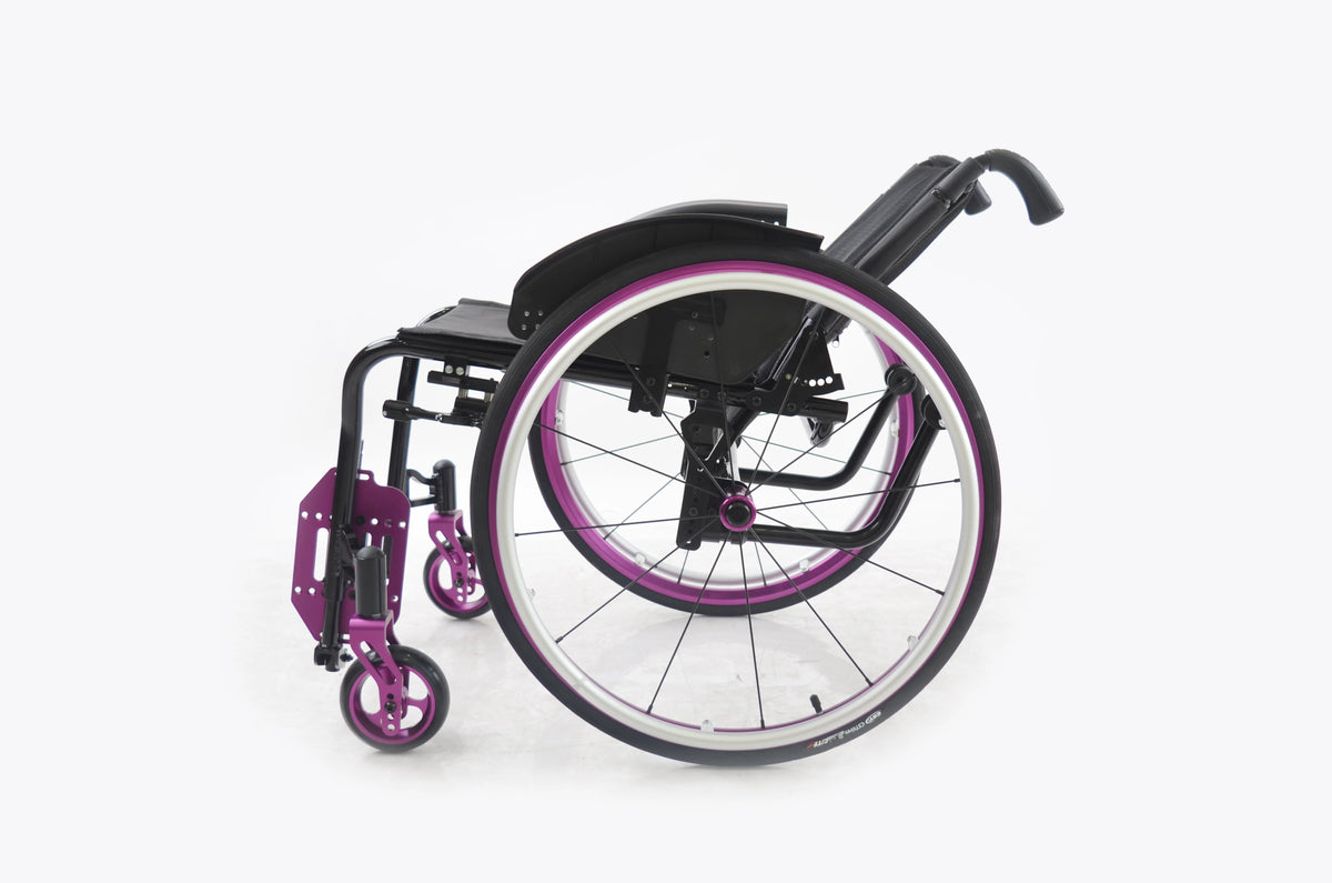 Lightweight Folding Manual Wheelchair with Adjustable Backrest