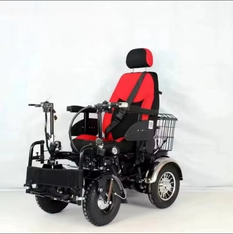 Four-Wheel Automatic Wheelchair with 150kg Capacity
