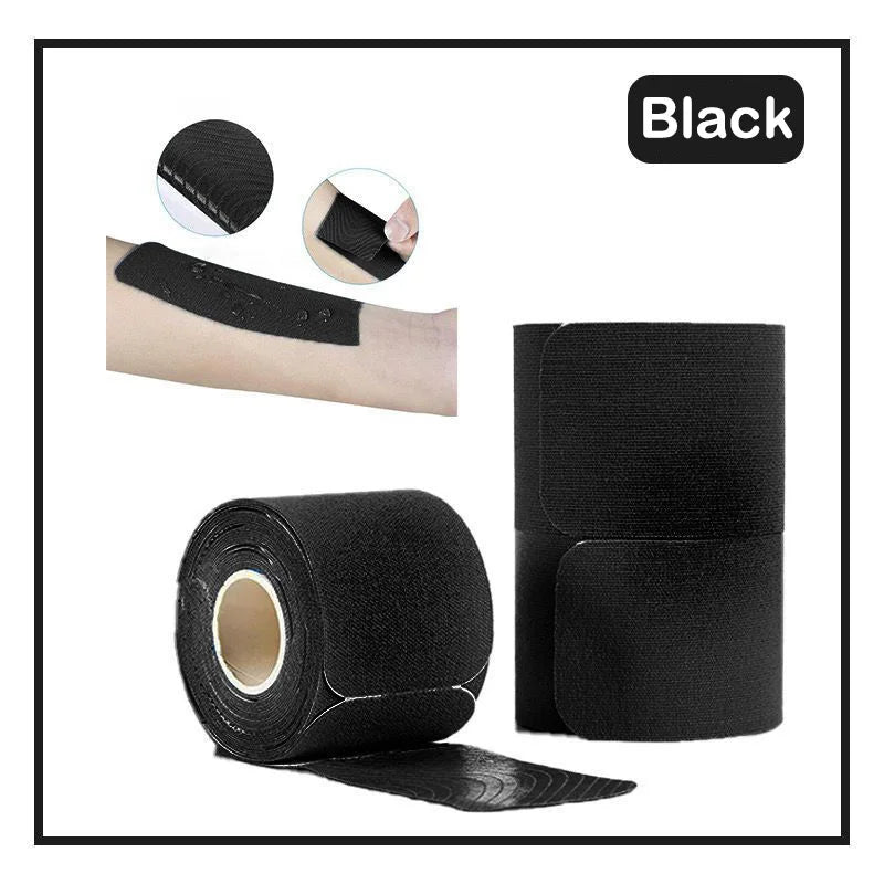 Pre-Cut Elastic Exercise Tape, 5 cm x 5 m