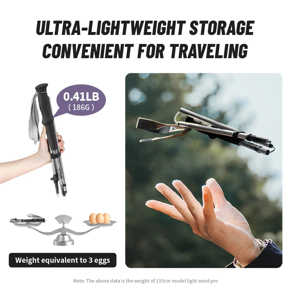 Folding Walking Pole for Hiking and Travel