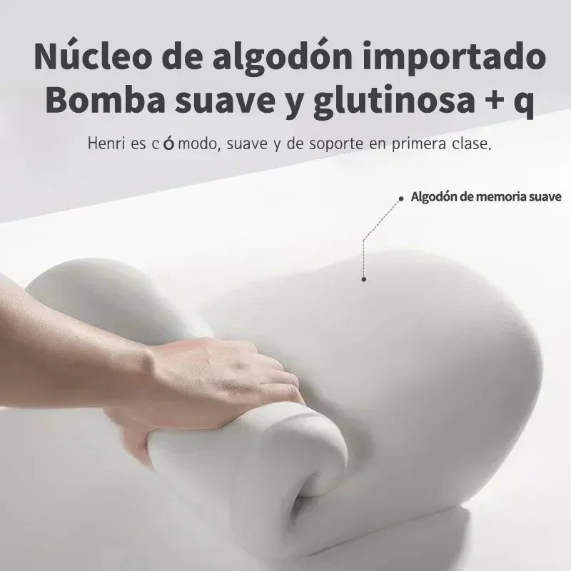 Memory Foam Ergonomic Lumbar Cushion for Office, Gaming Chair and Car