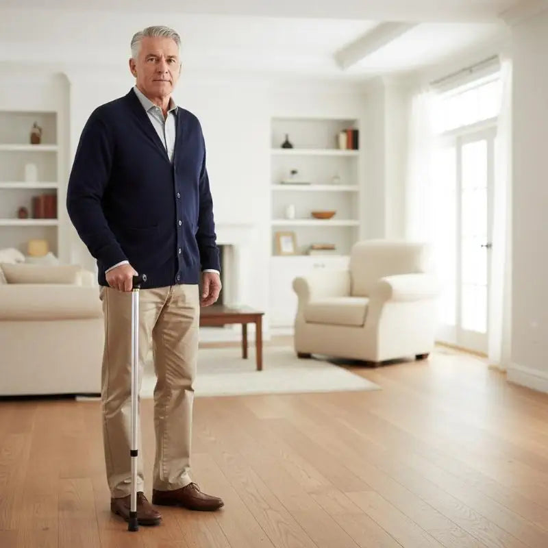Adjustable Anti-Skid Walking Stick