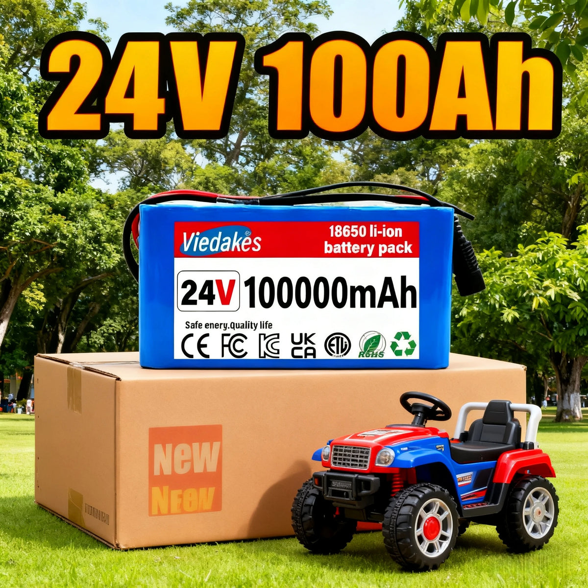 24V Lithium-Ion Scooter and Wheelchair Battery Pack