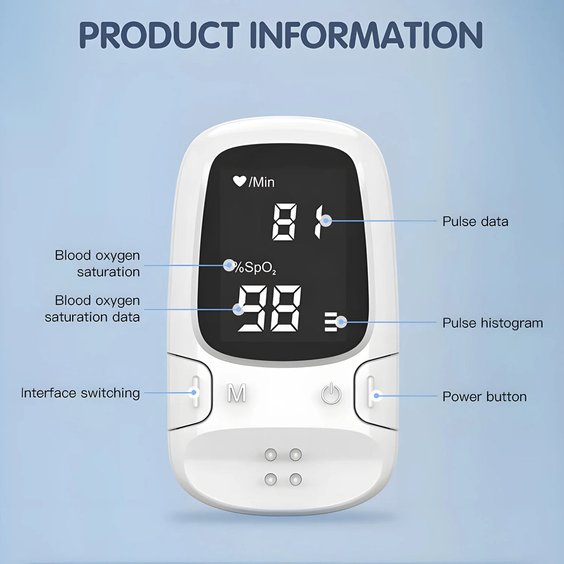 Electronic Soft-Head Thermometer for Oral or Armpit Use