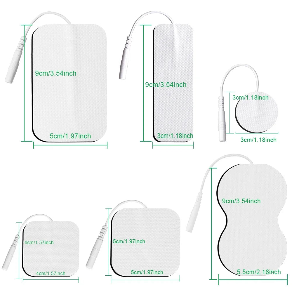 Reusable TENS EMS Electrode Pads with Conductive Gel